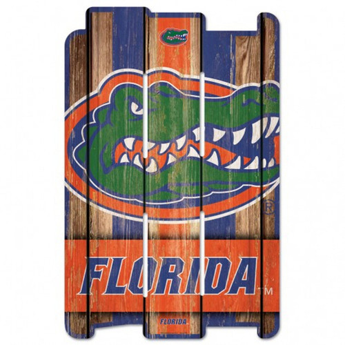 Florida Gators Sign 11x17 Wood Fence Style Z157-3208509842