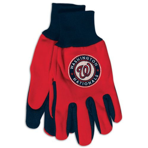 Washington Nationals Two Tone Gloves - Adult Size - Special Order Z157-9960694087