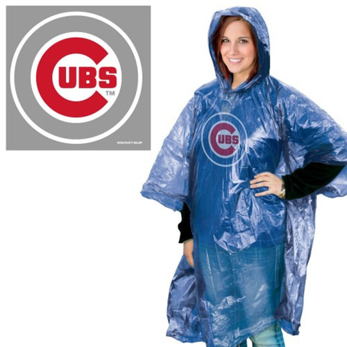 Chicago Cubs Rain Poncho Z157-9960625395