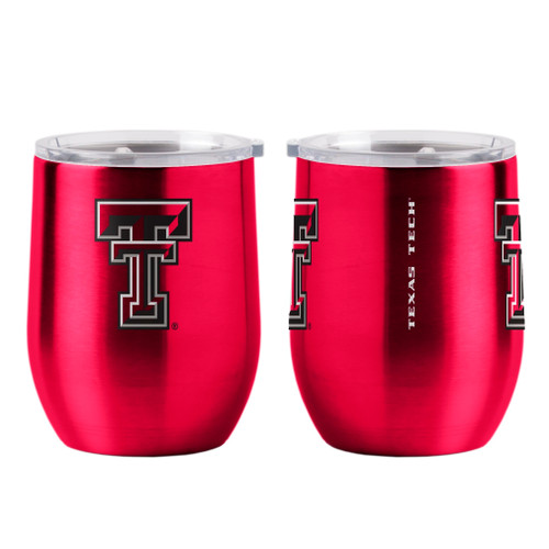 Texas Tech Red Raiders Travel Tumbler 16oz Ultra Curved Beverage Z157-9225413045