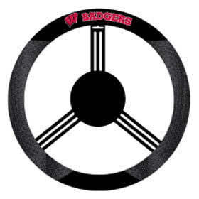 Wisconsin Badgers Steering Wheel Cover Mesh Style CO Z157-2324558575