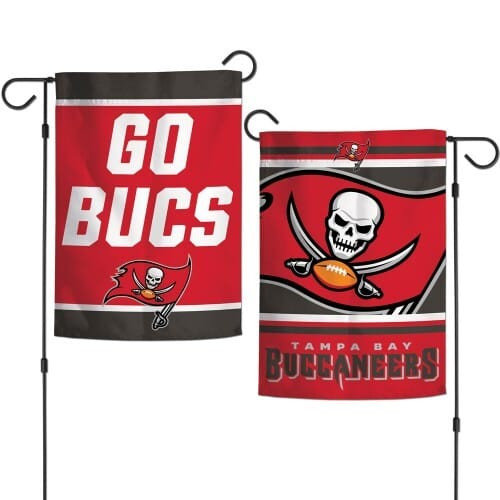 Tampa Bay Buccaneers Flag 12x18 Garden Style 2 Sided Slogan Design Z157-3208575828
