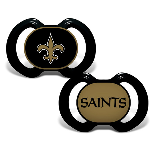 New Orleans Saints Pacifier 2 Pack Alternate Z157-598800561