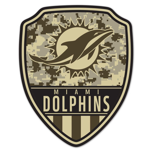 Miami Dolphins Sign Wood 11x14 Shield Shape Z157-9416662375