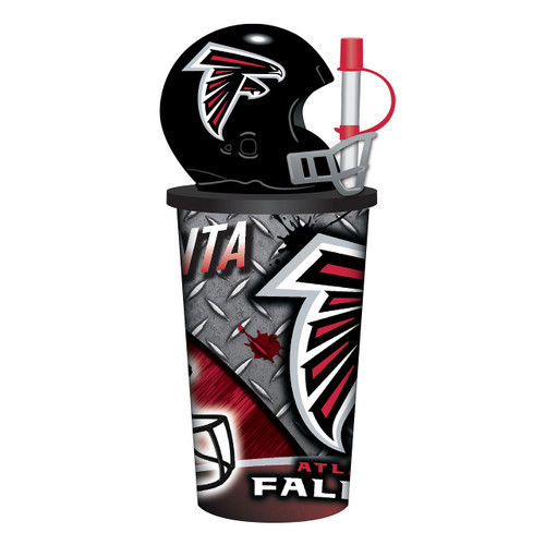 Atlanta Falcons Helmet Cup 32oz Plastic with Straw Z157-9468808222