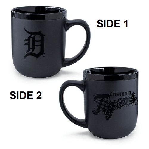 Detroit Tigers Coffee Mug 17oz Matte Black Z157-9416657002