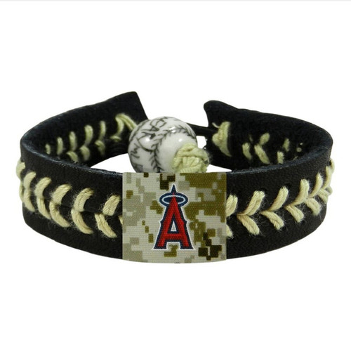 Los Angeles Angels Bracelet Team Color Baseball Camo CO Z157-1294002550