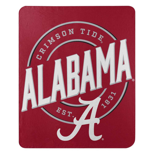 Alabama Crimson Tide Blanket 50x60 Fleece Campaign Design Z157-9060427565