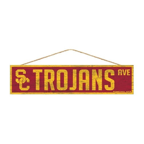 USC Trojans Sign 4x17 Wood Avenue Design Z157-3208588055
