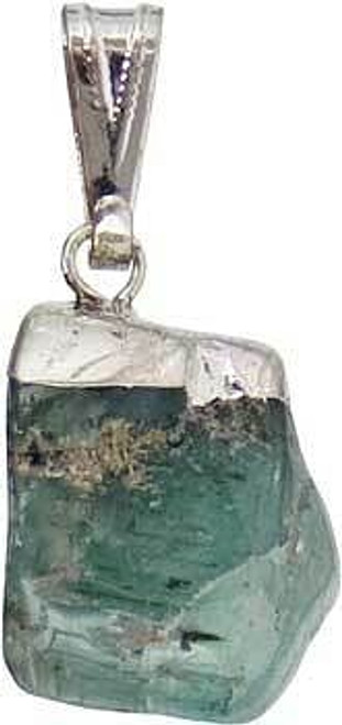 Aquamarine tumbled pendant H558-JTAQU
