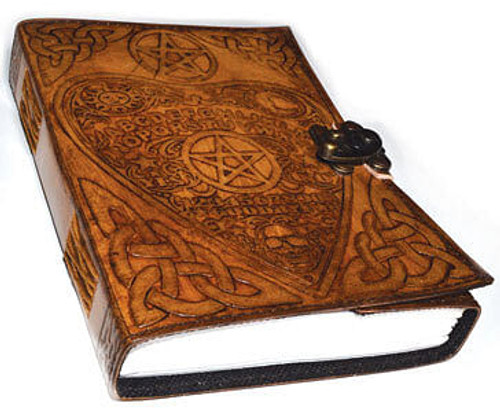 Ouija Board Planchette leather w/ latch H558-BBBL3053