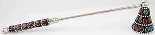 Multi-Color Jeweled candle snuffer H558-CS806