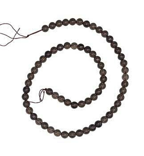 6mm Smoky Quartz beads H558-GB6SQ