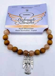 8mm Archangel Haniel Intuition bracelet H558-JB8A018