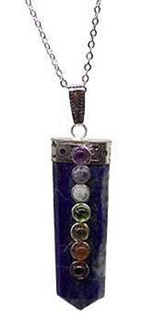 Lapis Chakra necklace H558-JN3237