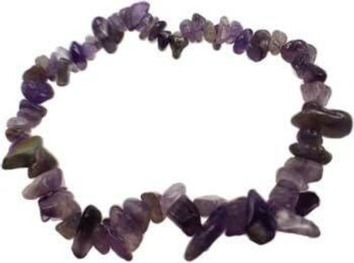 Amethyst chip bracelet H558-JCBAME
