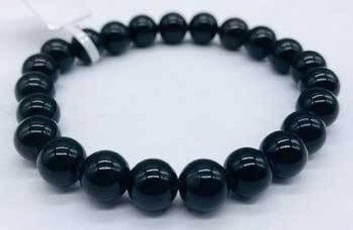 8mm Obsidian, Black bracelet H558-JB8092