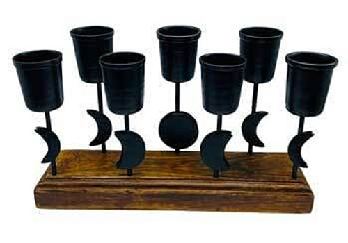 7 1/2" Moon Phases holder H558-CH4154