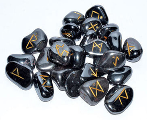 Hematite rune set H558-RRHEM