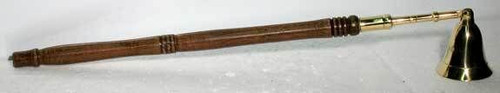 Wooden Handled Brass Snuffer H558-CS8069W