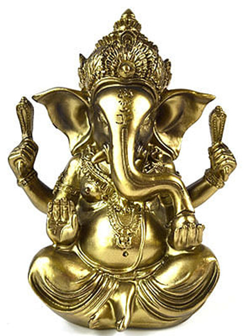 5 3/4" gold Ganesha H558-SG102