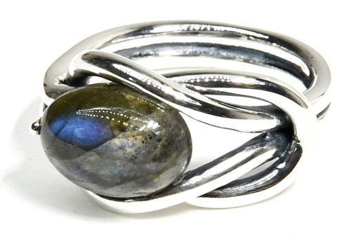 size 10 Labradorite ring H558-KR90110