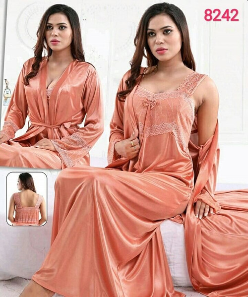 Double Piece Night Gown 8242 H848-STF8242