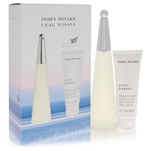 L'EAU D'ISSEY (issey Miyake) by Issey Miyake Gift Set -- 3.3 oz Eau DeToilette Spray + 2.6 oz Body  V728-462473
