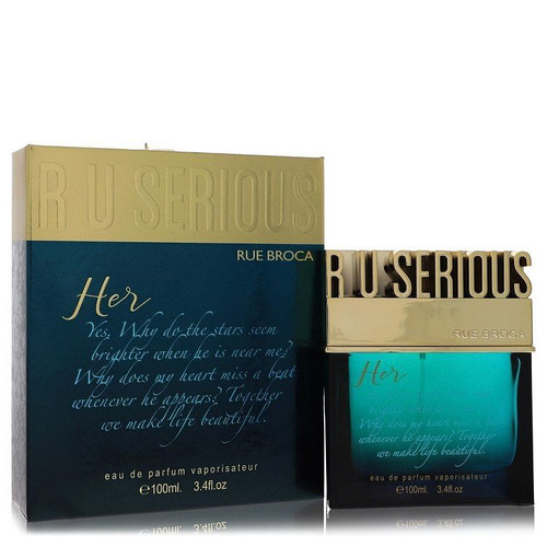 R U Serious Her by Rue Broca Eau De Parfum Spray 3.4 oz (Women) V728-552134