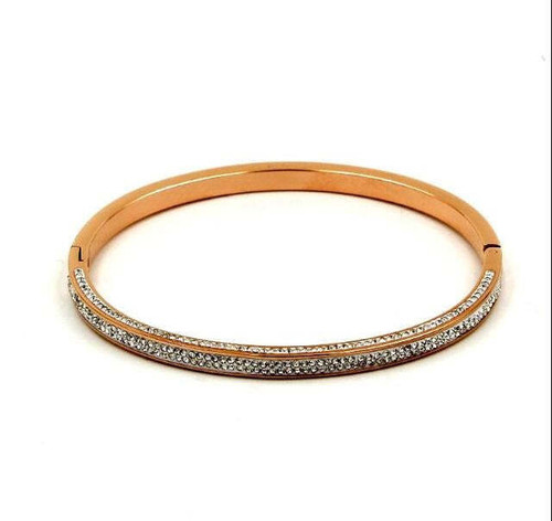 Color: GOLDY - Million Bucks Bracelet in Gold Rose Gold And Silver Overlay K290-51118864826641