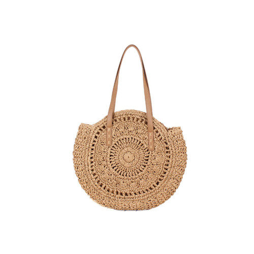 Color: Cabana Brown - Summery Vibes All Natural Hand Made Handbag K290-39365023170646