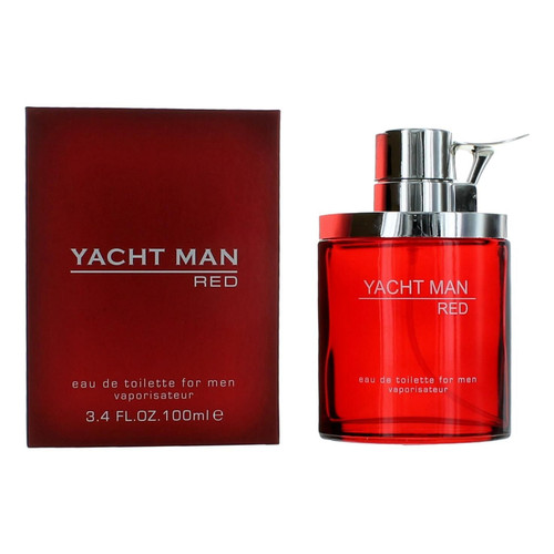 Yacht Man Red by Myrurgia, 3.4 oz Eau De Toilette Spray for Men R654-amyacr34s