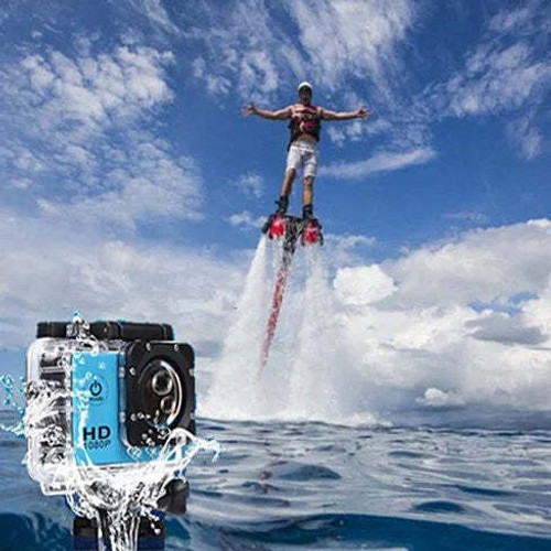 Color: Silver - All PRO Action Sports Camera With 1080P HD And WiFi 18 PCS Of Accessory Included K290-1277403108