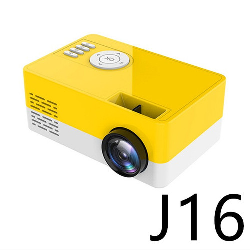 Color: YellowJ16, Model: Uk - ED Projector 1080P video projector Q119-CJXFJTTY00062-YellowJ16-Uk