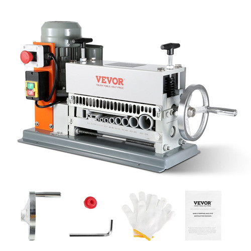 VEVOR Electric Cable Stripping Tool, 0.06''-1.57'' Motorized Wire Stripper, 370 W, 88 ft/min, Inclu E415-B370W111538MM5NQ6V1