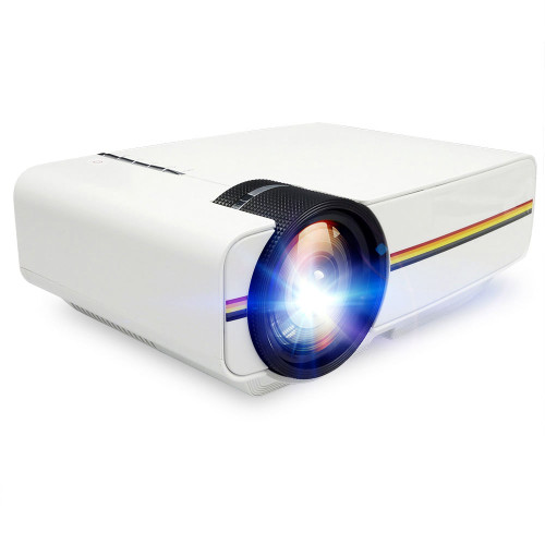 YG410 Home Theater Cinema Movie Video Projector with Wired Sync Display With HDMI VGA AV USB LED Pr K484-PEL_0CE8QFSB