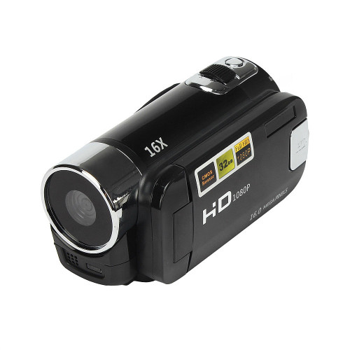 HD 1080P 16M 16X Digital Zoom Video Camcorder TPT LCD Camera DV Home Camera - Black UK PLUG K484-PEL_04567UG9