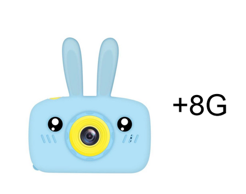 Color: Blue with 8G - Children's camera Q119-CJXFZNZN00420-Blue with 8G