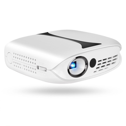 RD606 Home LED Mini Projector DLP Portable Projector for Mobile Phone white_UK Plug K484-PEL_0EOKNUTO