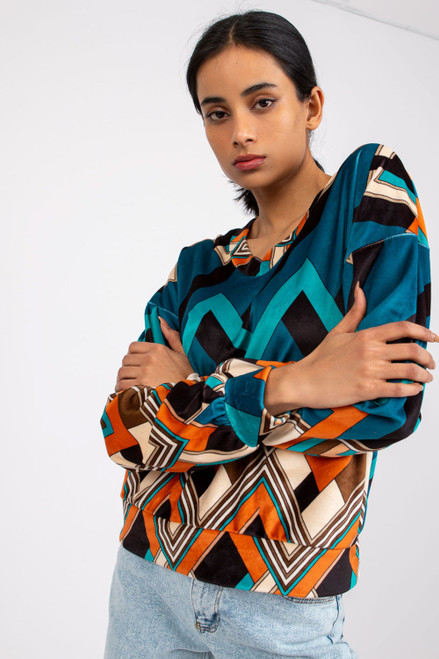 green - Blouse model 162587 Italy Moda U704-162587