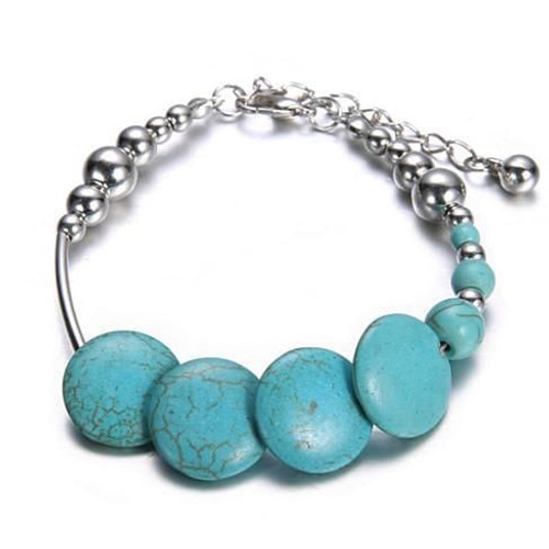 DEJAVU Sweetly Speckled Turquoise Bracelet K290-16689990277