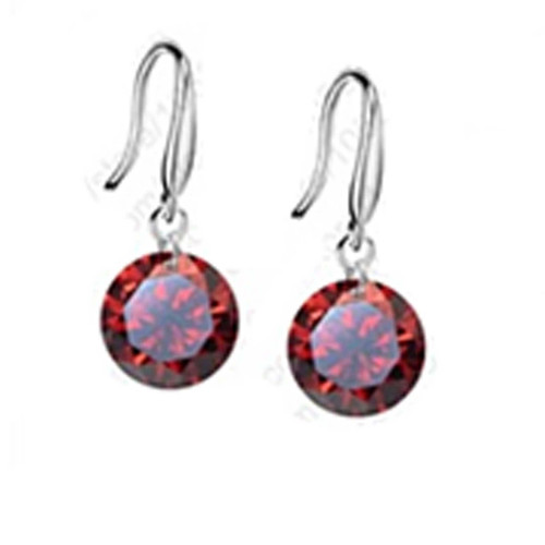 Size: 9mm - Medium,Color: Red Ruby - Colorful Diamond in the Sky - Drilled Crystal Diamond in S/M/L K290-1261822460