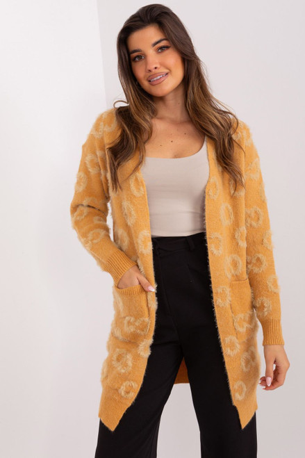 brown - Cardigan model 187761 AT U704-187761