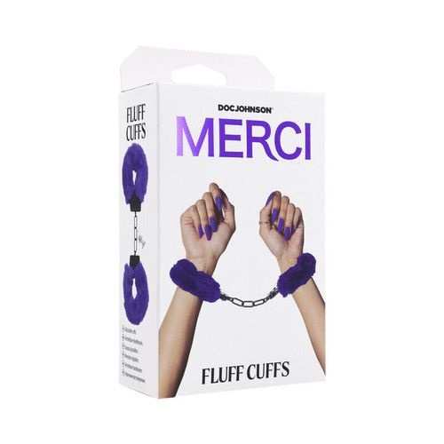 Merci Fluff Cuffs Violet A451-87962
