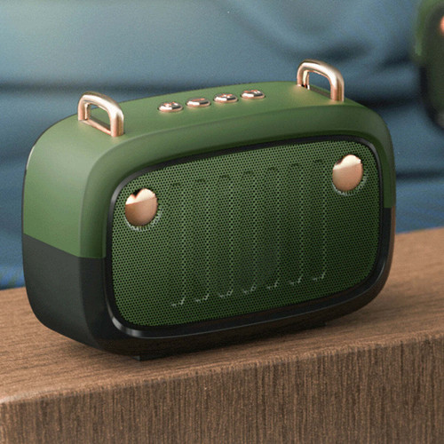 Color: GREEN - Retro Look FM Radio And Bluetooth Speaker K290-39904876626006