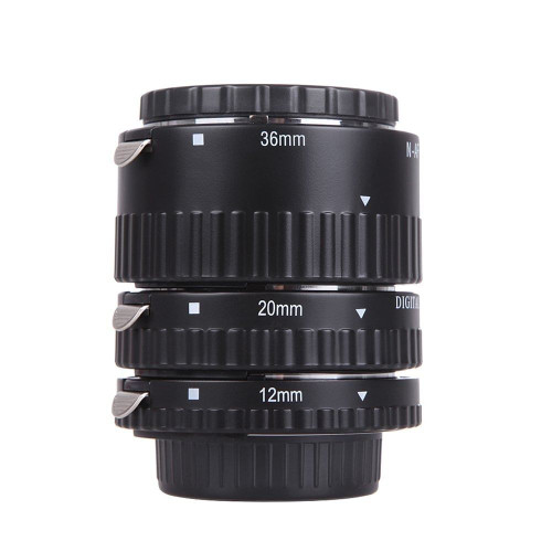 Auto Focus Macro Extension Tube Set Metal Mount for Nikon AF AF-S DX FX SLR Cameras  black K484-PEL_0GCS9VJ2