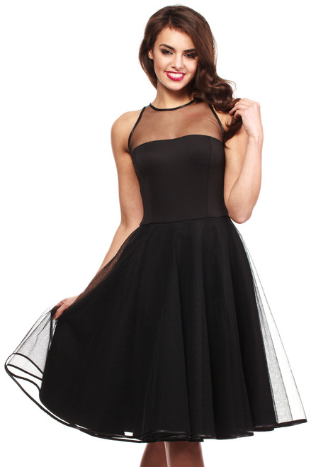 black - Evening dress model 36186 Moe U704-36186