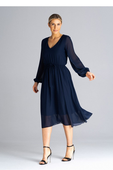 navy blue - Daydress model 180861 Figl U704-180861