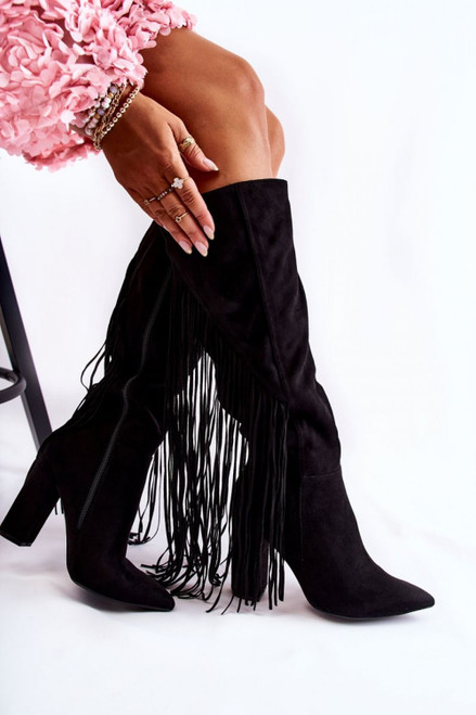 black - Heel boots model 173619 Step in style U704-173619