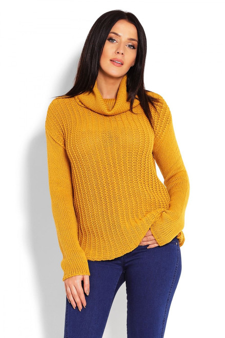 yellow - Turtleneck model 123411 PeeKaBoo U704-123411